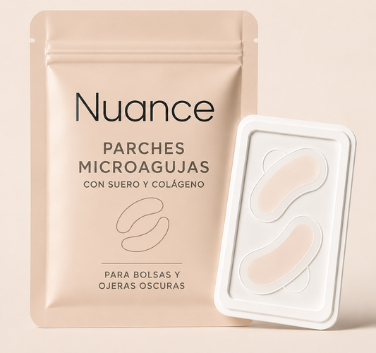 Parches Microagujas + Ácido Hialurónico y Colágeno | Para bolsas y ojeras oscuras