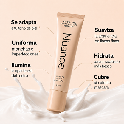 Nuance® Adapté | Base maquillaje adaptativa